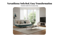 Foldable Design Pull-extendable Sofa Bed scratch-resistantResistant Pull-extendable Sleeper Sofa two-in-singleUse Multi-Functional Furniture Space-Saving for Pet Owners, Apartment Dwellers, Homeowners, Living Room, Home Office