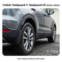 4 Pieces Car Mud Guard Set Wear Resistant Mud Flaps Vehicle Spray Guards Sturdy-Duty Front and Rear Spray Guards Pre-Drilled