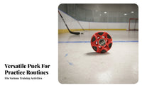 Cutout Design Inline Hockey Training Puck Printed Logo Practice Hockey Puck Slimline
