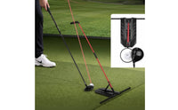Golf Swing Training Aid Muscle Memory Golf Coach with Base Equipment Balance Portable for Golfers, Home Practice