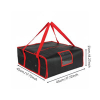 Insulated Pizza Conveyance Bag Reusable Meal Carrier Bag Closure Commercial Food Delivery container for Catering