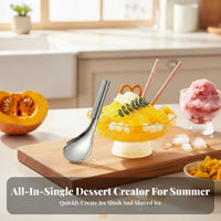 Serrated Pumpkin Ladle Multifunctional Fruit and Vegetable Corer Spoon Easy to Use Pumpkin Ladle for Home Cooks, Chefs, Catering, Parties, Summer