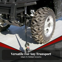 Self-Retracting Cargo Strap Push-Button Tightening Self Retracting Cargo Strap Secure Locking Mechanism Automatic Ratchet Tie down for Moving, Trailer
