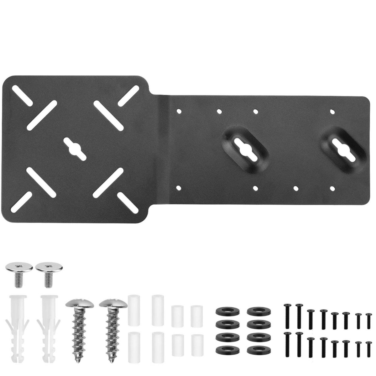 Space-Saving VESA Mounting Bracket Clutter-Clutterless Docking Station Mount Long-Lasting Docking Station Bracket Heavy-Duty for Telecommuter Workers, Workstations