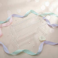 Space-Saving Acrylic Headband Rack Freestanding Hairband Display Rack Transparent Headband Holder Long-Lasting for Retail Storage, Dressing Table, Salon