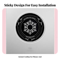 Ultra-Thin Phone Cooler Magnetic Attachment Easy Installation Attractive Phone Cooler Attachment Gaming Design for Content Creators