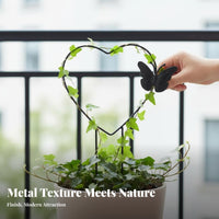 Sturdy stake Climbing Plant Pole Decorative Design spiralShaped Plant Stake Modern and design Pot Trellis for Gardeners, Houseplant Owners, Home Decorators, Balcony, Potted Plants, Garden, Living Room