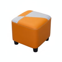 Scuff-Resistant Resistant Upholstered Footrest space-efficient Size Upholstered Ottoman adaptable Low Stool Space-Saving for Pet Owners, property owners, Children, Entryway, Living Room, Bedroom, Office