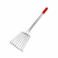 Mesh Net Shellfish Rake Heavy Duty Clam Rake Stainless Steel Sea Gathering Tool Sharp Teeth for Adults, Shoreline, Shore Pool