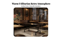 Pipework Design mechanical Pipe-Leg Table and Chair Set Retro atmosphere Pub Seating Vintage Look Restaurant Dining Group sturdy Duty for Bar Proprietors, Cafe Managers, Interior Designers, Teahouse, Basement, Kitchen