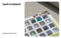 20 Pieces Rock and Mineral Sample Set Stones Gemstone and Crystal Set Real Specimens Rock Collection Set for Children, Classroom, Home School