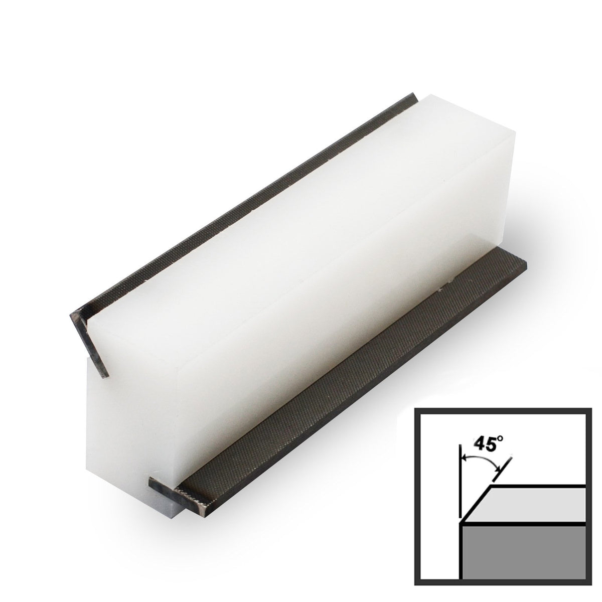 High-Carbon Steel Fret End Dressing File Improves Playability Fret End Beveling File for Instrument Technicians, Guitarists, Home Workshop