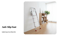Anti-Slip Ladder Feet Wear-Resistant Rubber Ladder Leg Protectors Stepladder Replacement Feet for Construction Site, Workshop, Warehouse