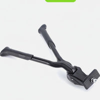 Foldable Design Double Leg Kickstand Heavy Duty Center Mount Bike Stand Easy to Install Two Leg Cycle Support Aluminum Alloy Body for Cyclists