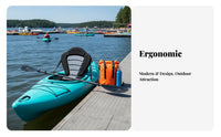 Detachable Fore and Aftrest Pad Waterproof Kayak Accessory Anti-Slip Aquatic Activities Gear for Paddleboarders, Canoeists, Kayaking, Paddleboarding