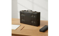 Vintage Design Suitcase Alloy Buckles Vintage Luggage Trunk Retro Wooden Storage Box Multi-Functional Antique Suitcase Box
