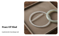 Anti-Scratch Bracelet Wrap Abrasion Resistant Transparent Jewelry Protection Film Collision Resistant Silicone Bangle Sleeve for Women