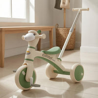 Alpaca Tricycle Adjustable Young Child Tricycle with Push Handle Parentguided Steering Kids Vehicle for Young Children