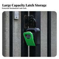 InstallationInstallation-Tool-Free Hanging Combination Lockbox Portable or Wall-Mounted Combination Lockbox Waterproof and Dustproof Lock Box Weatherproof for Real Property Estate Agents, Property Managers, Door Entrance, Outdoors, Outdoor, Office