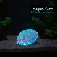 Luminous Ocean Shells & Conches for Aquarium & DIY Decor