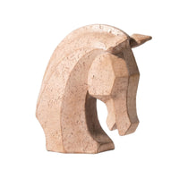 Resin Horse Ornament Faceted House Decoration Rustic