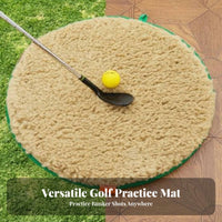 Golf Bunker Practice Mat Non-Slip Base Golf Bunker Mat Construction Sand Hazard for Backyard, Home