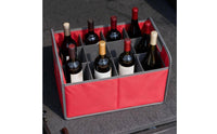 Portable Beverage Storage Box Large Capacity Foldable Bottle Storage Box Versatile Foldable Beverage Carrier for Camping