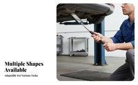 Telescopic Inspection Mirror Adjustable Reach Inspection Mirror Distortion Reflection Repair Specialist Tool for Technicians, Auto Repair