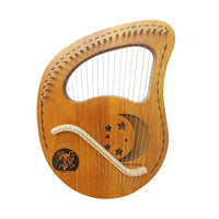 Lyre Instrument Metal Strings Lyre Wooden Harp for Beginners, Artists, Music Practice