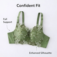 Full Coverage Bras for Women with Underwire and Thin Padded Cups, Adjustable Straps for Daily Wear and Comfort, Extended Sizes Available