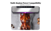 Dry and Wet Foods Vacuum Sealing Machine English Control Panel Countertop Vacuum Sealer