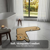 Highly Absorbent L-Shaped Corner Mat Non-Slip Backing L-Shaped Kitchen Mat Quick-Drying Bath Rug Machine launderable for homeowners, Pet Owners, By the Bathtub, before of Sink, High high-use Areas, Laundry Room