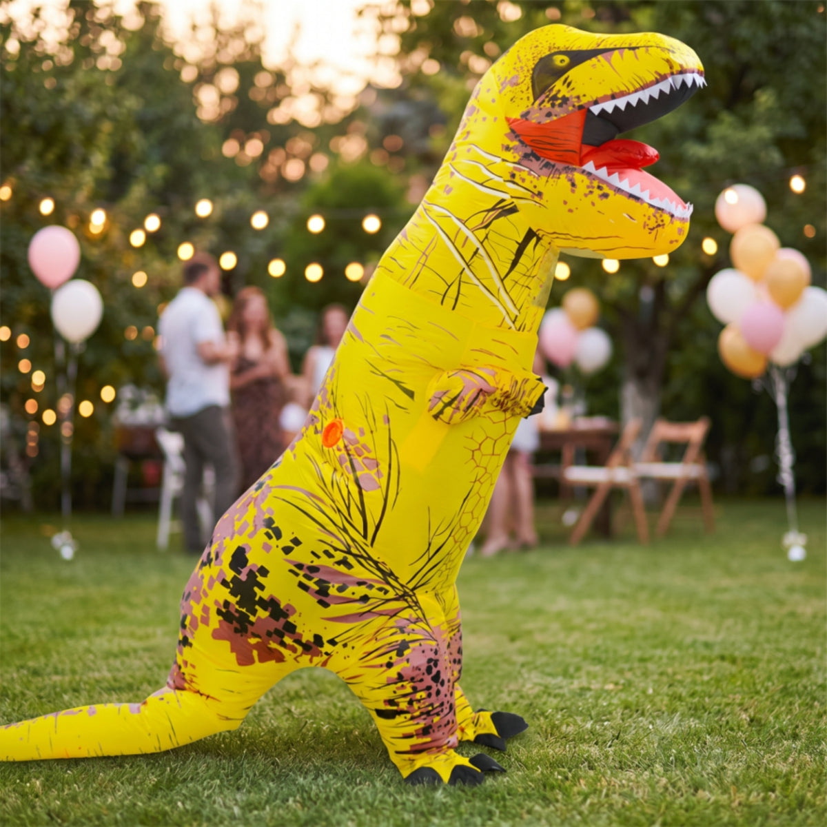 Halloween Inflatable Dinosaur Costume Oversized Dinosaur Suit Comfortable for Stage Performances