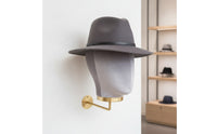 Mannequin Head Stand with Wall Mount Velvet-Covered Mannequin Head with Wall Mount Space-Saving Hat Display Stand for Salon Owners, Hair Salons