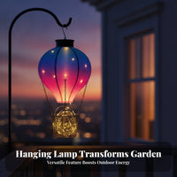 Solar Lantern Decorative Solar Hanging Lantern Easy to Install for Home Decoration