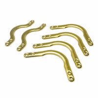 6 Pieces Polished Finish Game Room Hardware Gold-Colored Billiard Table Corner Bracket