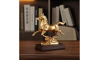 Horse Figurine with Pedestal Tabletop Horse Figurine Decorative for Living Room