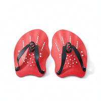 Perforated Lap Swimming Hand Paddles Contoured Swimming Paddles with Straps Lightweight Gear Comfortable for Adults, Swimmers, Pool