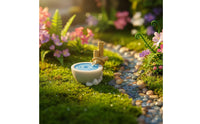 Mini Landscape Decoration Realistic Design Mini Landscape Ornaments Miniature Garden Bridge Intricately Detailed for Hobbyists