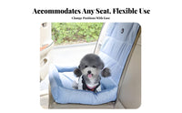 Safety Straps Dog Car Seat easy-clean Cover foldable Pet Travel Box Padded Interior creature travel crate Stable Design for travelers, Cat Owners, journey journeys, Home