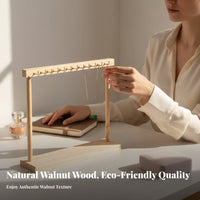 Wooden Necklace Stand Sturdy Wood Necklace Hanging Rack Jewelry Tree Display Large Capacity Desktop Reach Ory Organizer