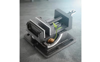 Tilting Drill Press Vise Industrial Swivel Vise with Graduated Base Stable for Machinists, Workshop, Workbench