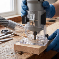 Router Dust Shroud for Woodworking and Engraving Machines