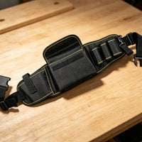 Wear-Resistant Waist Tool Storage Bag Adjustable Tool Waist Bag Compact Utility Organizer Belt Pouch Handsunrestricted for Electricians, Carpenters