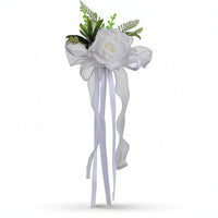 Decor Elegant Artificial Rose Decoration with Suction Cup for Grooms