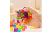 Jelly Cube Squeezable Jelly Cubes Fidget Block Soft Building Block Tactile for Children, Desk, Classroom