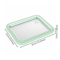 Non-Electric Rolled Ice Dessert Maker DIY Fun Fast-Cooling Cream Maker Plate Easy to Clean Kitchen Gadget for Families