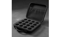 With Shoulder Strap Aluminum Billiard Case Sponge Insert Hard Billiard Ball Case Safeguarding Pool Balls Storage Bag Large Capacity for Travel, Tournament
