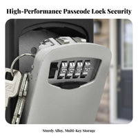 mountedMounted Numerical Code Lockless Entry Fastenerbox Antiburglary Design Numerical Code Lockless Entry Fastenerbox Weather-Withstandant Home