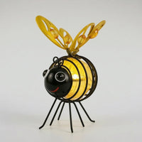 LED Bee Garden Light Outdoor Bee Lamp Glowing Metal for Gardeners, Homeowners, Flower Beds